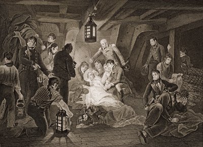 The Death of Lord Nelson, illustration from 